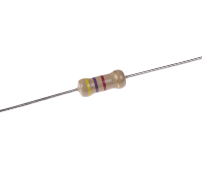 Product image for CFR100 CARBON FILM RESISTOR,4K7 1W