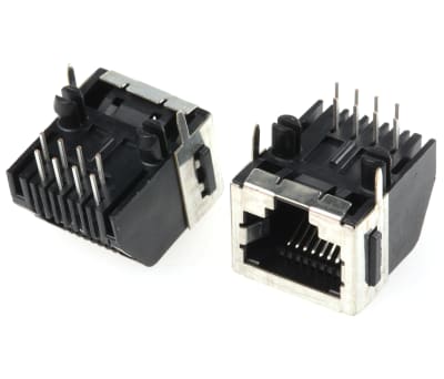 Product image for MODULAR JACK 8 WAYS SHIELDED TYPE 1