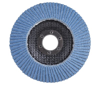 Product image for 3M 566A Zirconia Aluminium Flap Disc, 115mm, Medium Grade, P60 Grit, PN65026