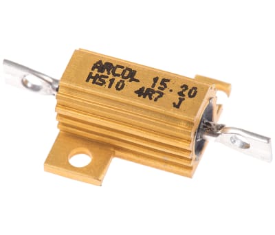 Product image for HS10 AL HOUSE WIREWOUND RESISTOR,4R7 10W