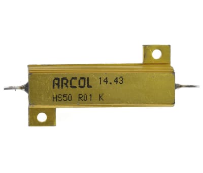 Product image for HS50 AL HOUSE WIREWOUND RESISTOR,R01 50W