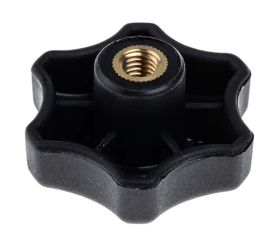 Product image for Nylon female scallop handwheel knob,M8