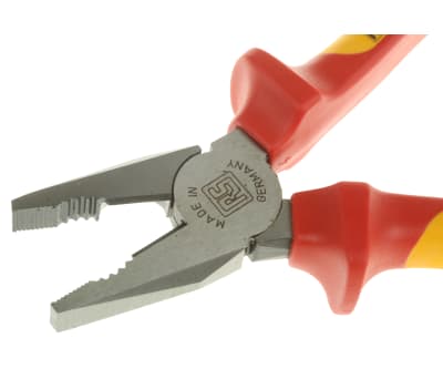 Product image for VDE combination plier with cutter 180mm