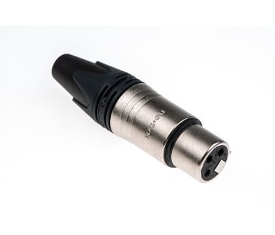 Product image for 3-POLE FEMALE XLR CABLE CONNECTOR