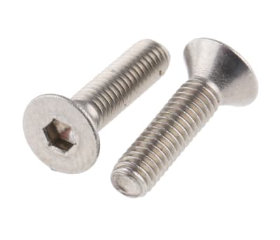 Product image for A2s/steel hex skt csk head screw,M3x12mm