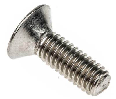 Product image for A2s/steel hex skt csk head screw,M4x12mm