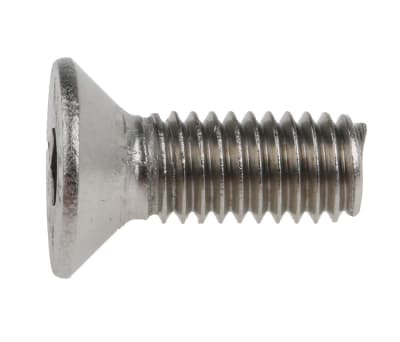 Product image for A2s/steel hex skt csk head screw,M6x16mm