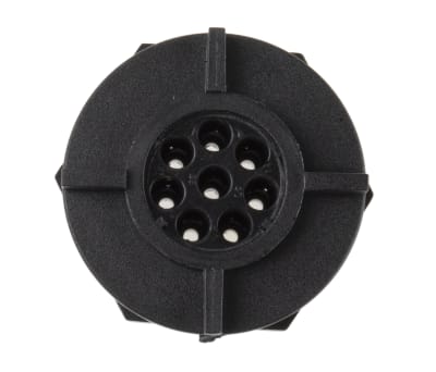 Product image for Rear Panel Mounting socket shell 8 way