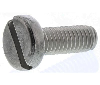 Product image for A4 s/steel slotted pan head screw,M3x8mm