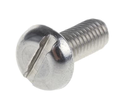 Product image for A4 s/steel slot pan head screw,M5x12mm