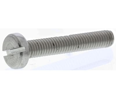 Product image for A4 s/steel slot pan head screw,M5x30mm