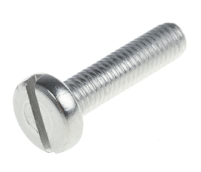 Product image for A4 S/STEEL SLOT PAN HEAD SCREW,M6X25MM