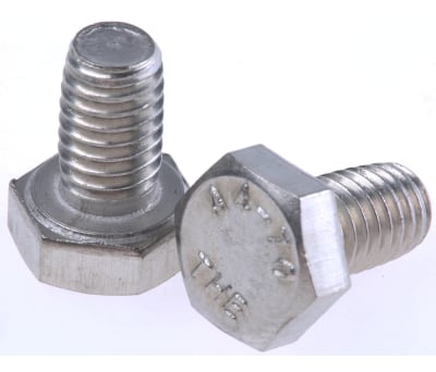 Product image for A4 s/steel hexagon set screw,M6x10mm