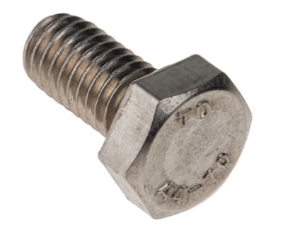 Product image for A4 s/steel hexagon set screw,M6x12mm