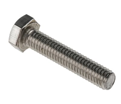 Product image for A4 s/steel hexagon set screw,M6x30mm