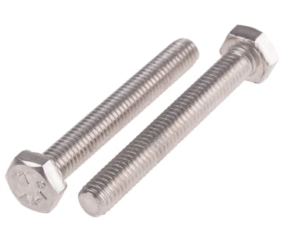 Product image for A4 s/steel hexagon set screw,M6x45mm