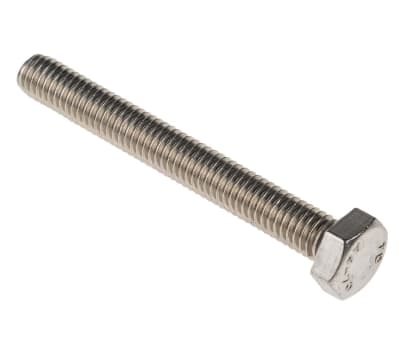 Product image for A4 s/steel hexagon set screw,M6x50mm