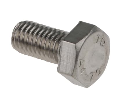 Product image for A4 s/steel hexagon set screw,M8x16mm