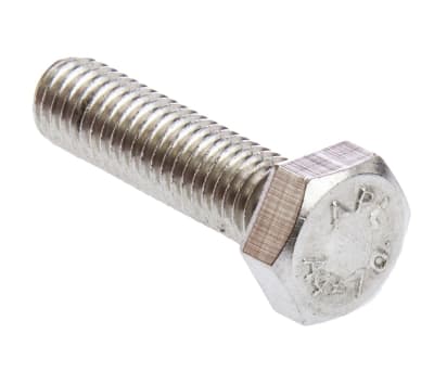 Product image for A4 s/steel hexagon set screw,M8x30mm