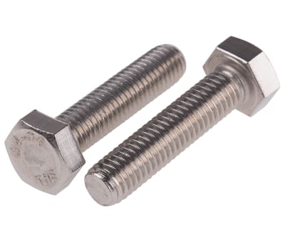 Product image for A4 s/steel hexagon set screw,M8x35mm