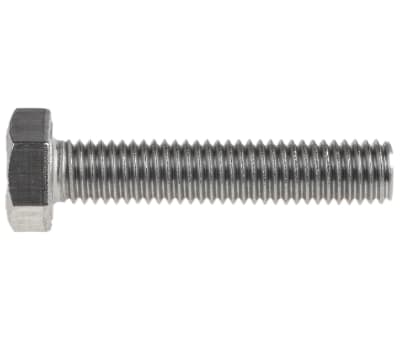 Product image for A4 s/steel hexagon set screw,M8x40mm