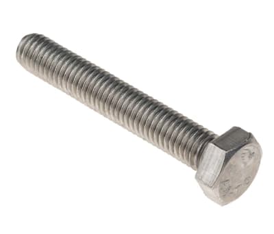 Product image for A4 s/steel hexagon set screw,M8x50mm