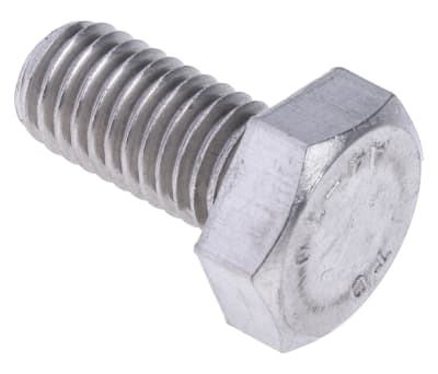 Product image for Plain Stainless Steel Hex Hex Bolt, M10 x 20mm