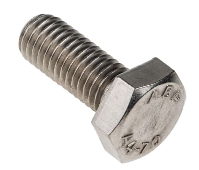 Product image for A4 s/steel hexagon set screw,M10x25mm