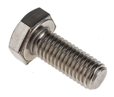 Product image for A4 s/steel hexagon set screw,M10x25mm