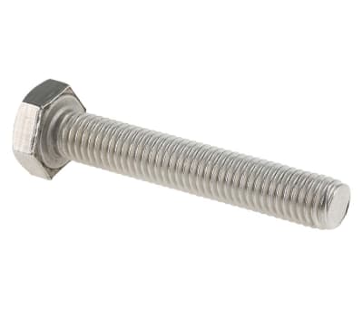 Product image for A4 s/steel hexagon set screw,M10x60mm