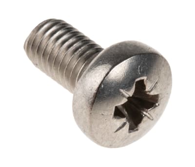 Product image for A4 s/steel cross pan head screw,M5x10mm