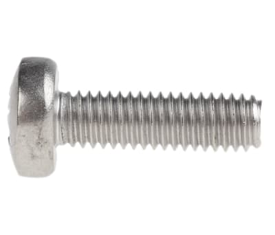 Product image for A4 s/steel cross pan head screw,M6x20mm