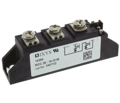 Product image for DUAL THYRISTOR MODULE 2X32A 1600V