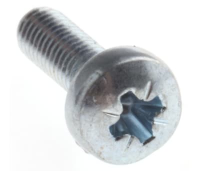 Product image for Cross recess pan head screw,steel,M3x10