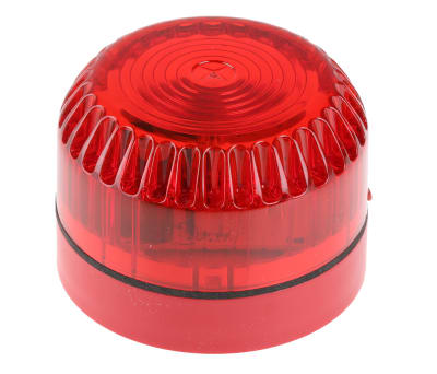 Product image for Fulleon Solex Red Xenon Beacon, 9 → 60 V dc, Flashing, Surface Mount