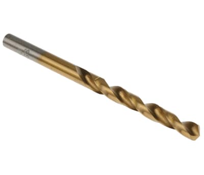 Product image for TiN coated HSS drill,5.1mm dia