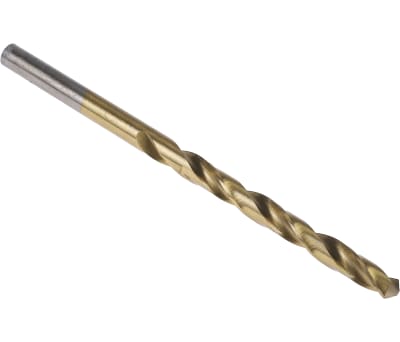 Product image for TiN coated HSS drill,4.8mm dia