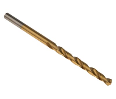 Product image for TiN coated HSS drill,3.8mm dia