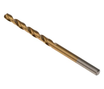 Product image for TiN coated HSS drill,4.0mm dia