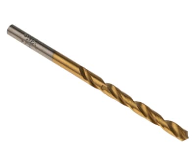 Product image for TiN coated HSS drill,3.9mm dia