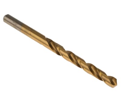 Product image for TiN coated HSS drill,8.0mm dia