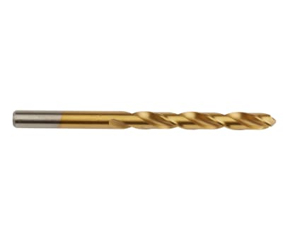 Product image for TiN coated HSS drill,7.5mm dia