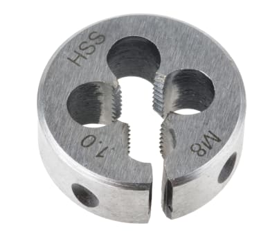 Product image for SPLIT DIE HSS M8X1.0MM