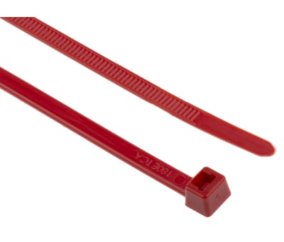 Product image for Red nylon cable tie 270x4.6mm