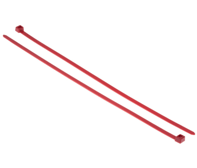 Product image for Red nylon cable tie 380x7.6mm