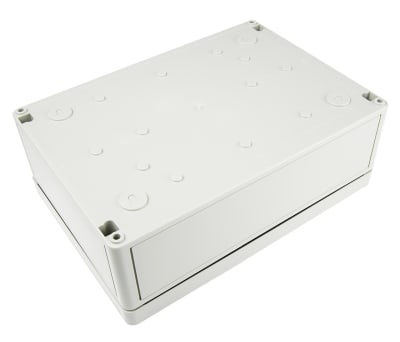 Product image for IP66 BOX WITH GREY LID,254X180X90MM