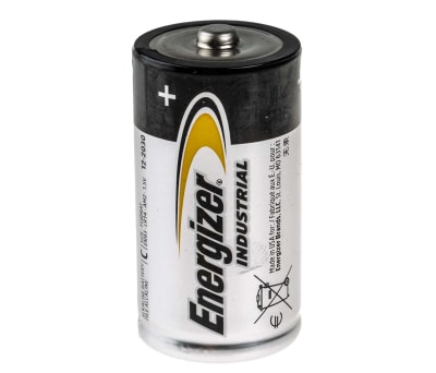 Product image for Energizer Industrial Energizer 1.5V Alkaline C Batteries With Standard Terminal Type