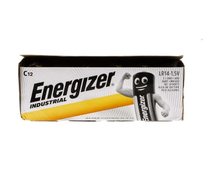 Product image for Energizer Industrial Energizer 1.5V Alkaline C Batteries With Standard Terminal Type