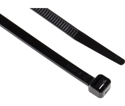 Product image for Cable Tie,188 x 4.8,Black,pack 100