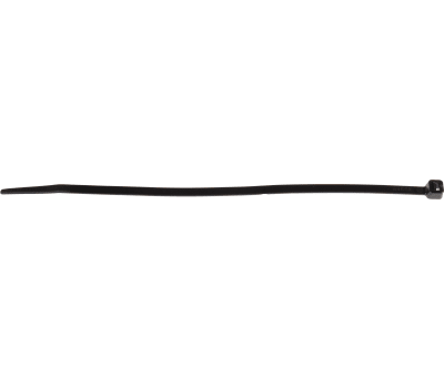 Product image for BLACK CABLE TIE, 203X4.6MM, PACK 100